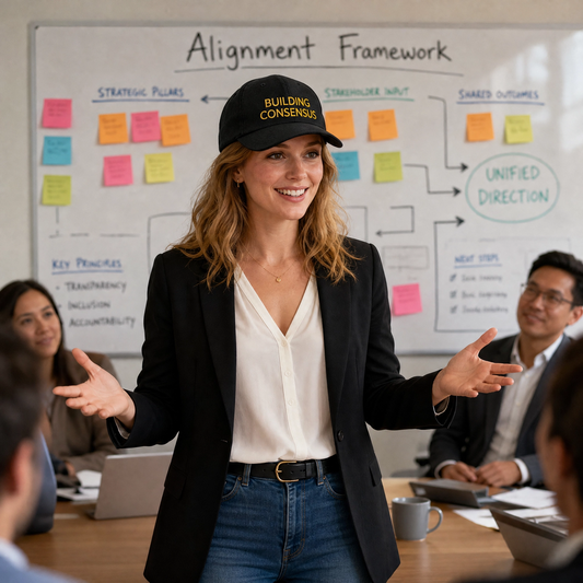 Building Consensus - Embroidered Corduroy Cap