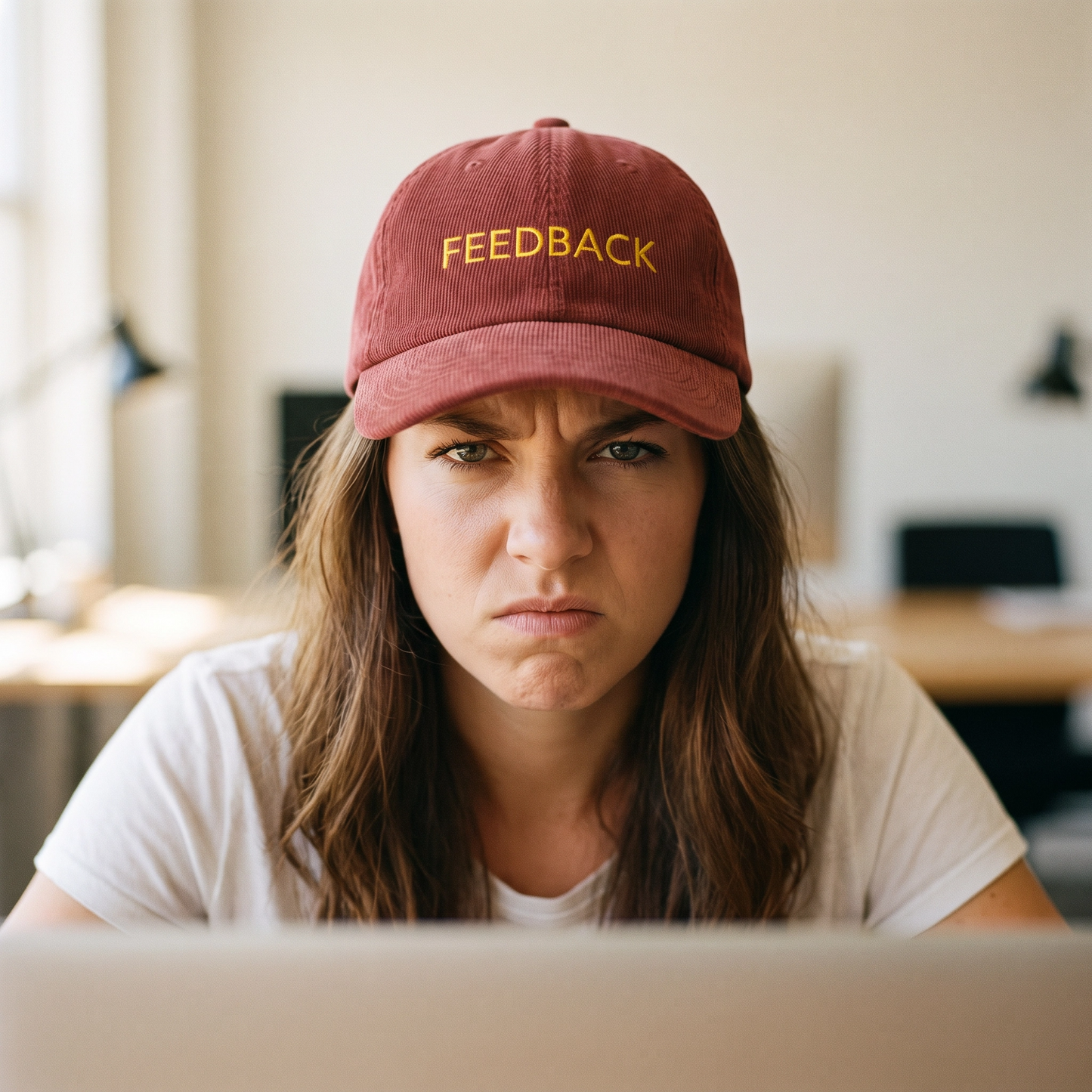 Feedback - Embroidered Corduroy Cap