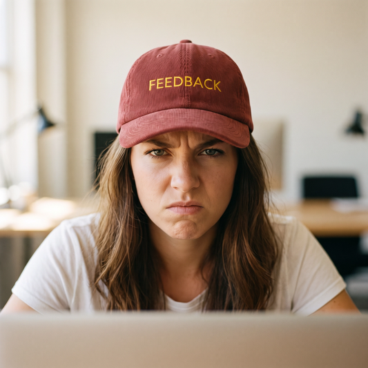 Feedback - Embroidered Corduroy Cap