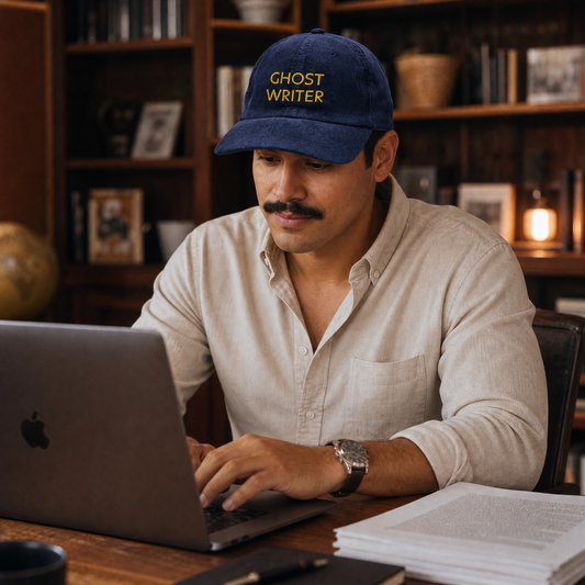 Ghost Writer - Embroidered Corduroy Cap